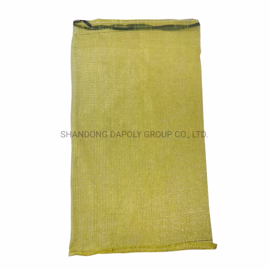 材料オレンジ野菜包装円形プラスチックメッシュバッグ